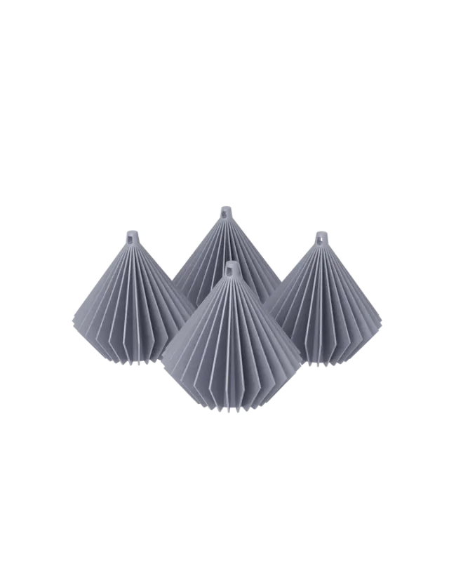 STRIPE Julekule  Silver