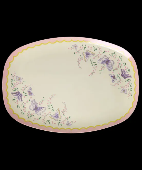 Hovedbilde Large Rectangular Dinner Plate - White - Spread ...