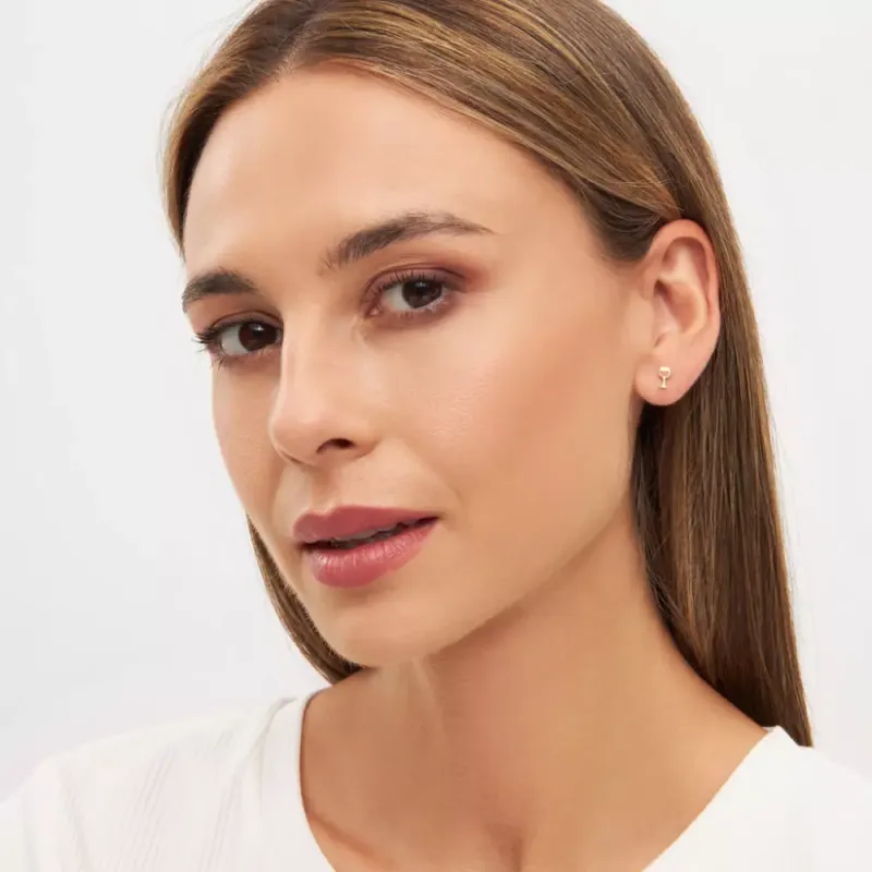 Friday Rosé Ørering 1 stk Forgyldt