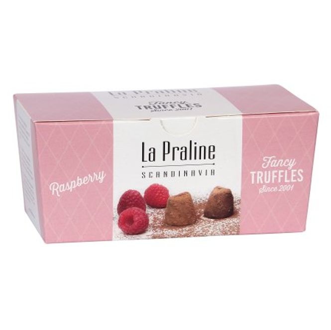 Hovedbilde La Praline Hallon (Bringebær) trøfler 200gr