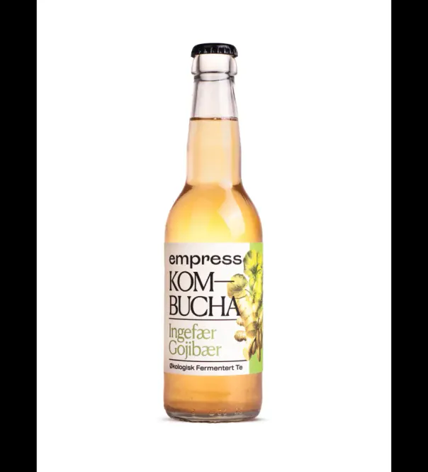 Hovedbilde Empress Kombucha Ingefær og Gojibær 330ml