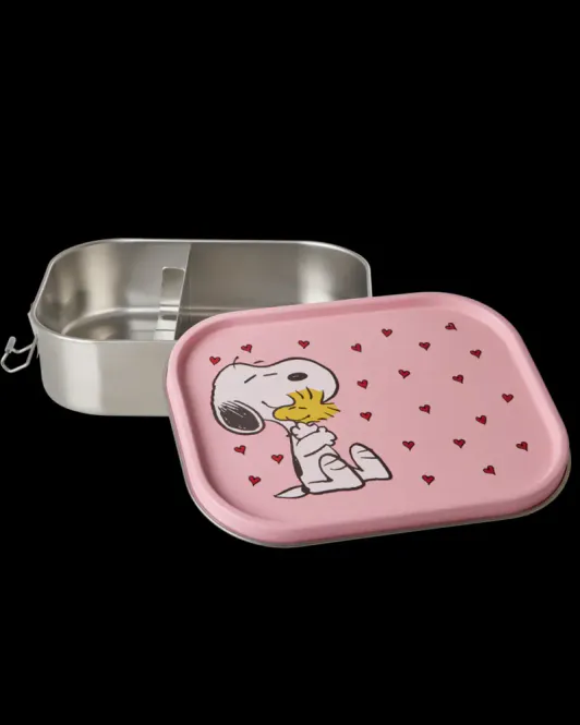 Hovedbilde Large Stainless Steel Lunch box - Pink - Snoopy ...
